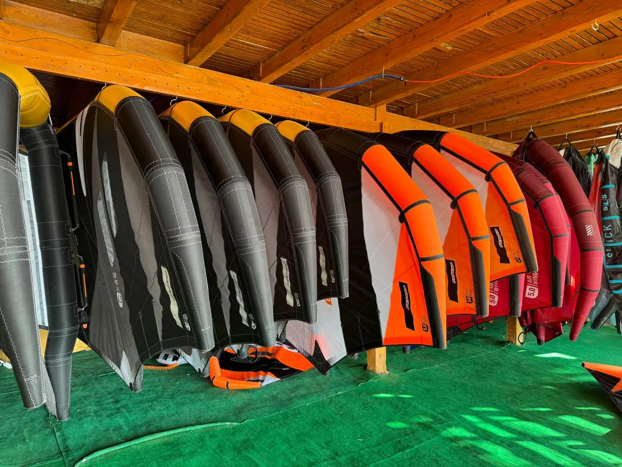 Equipment at the station