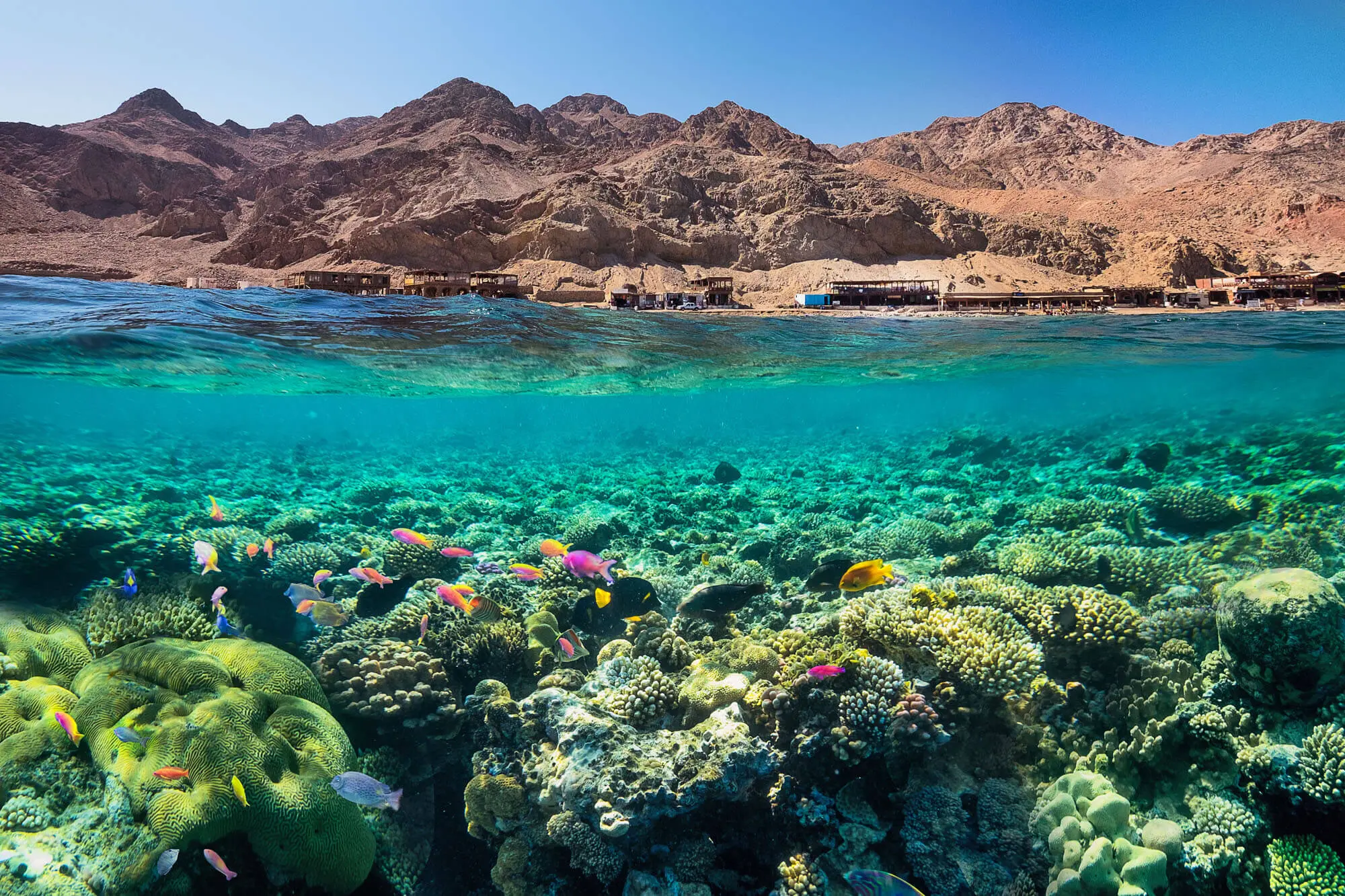 Dahab's coast and atmosphere