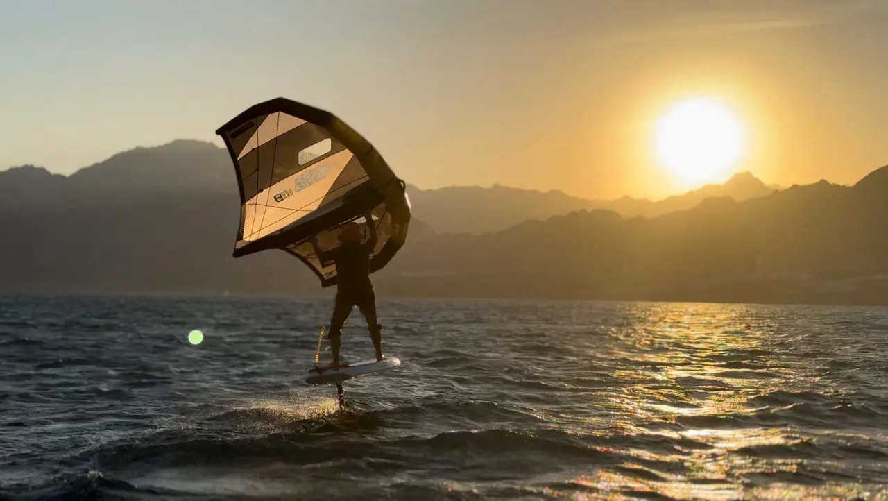 Wingfoiling in Dahab